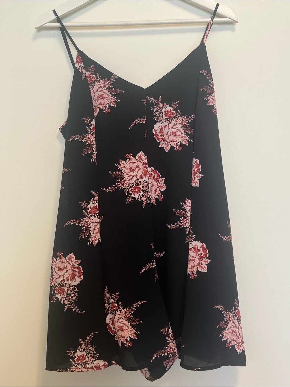 Sportsgirl Black & Floral Romper
